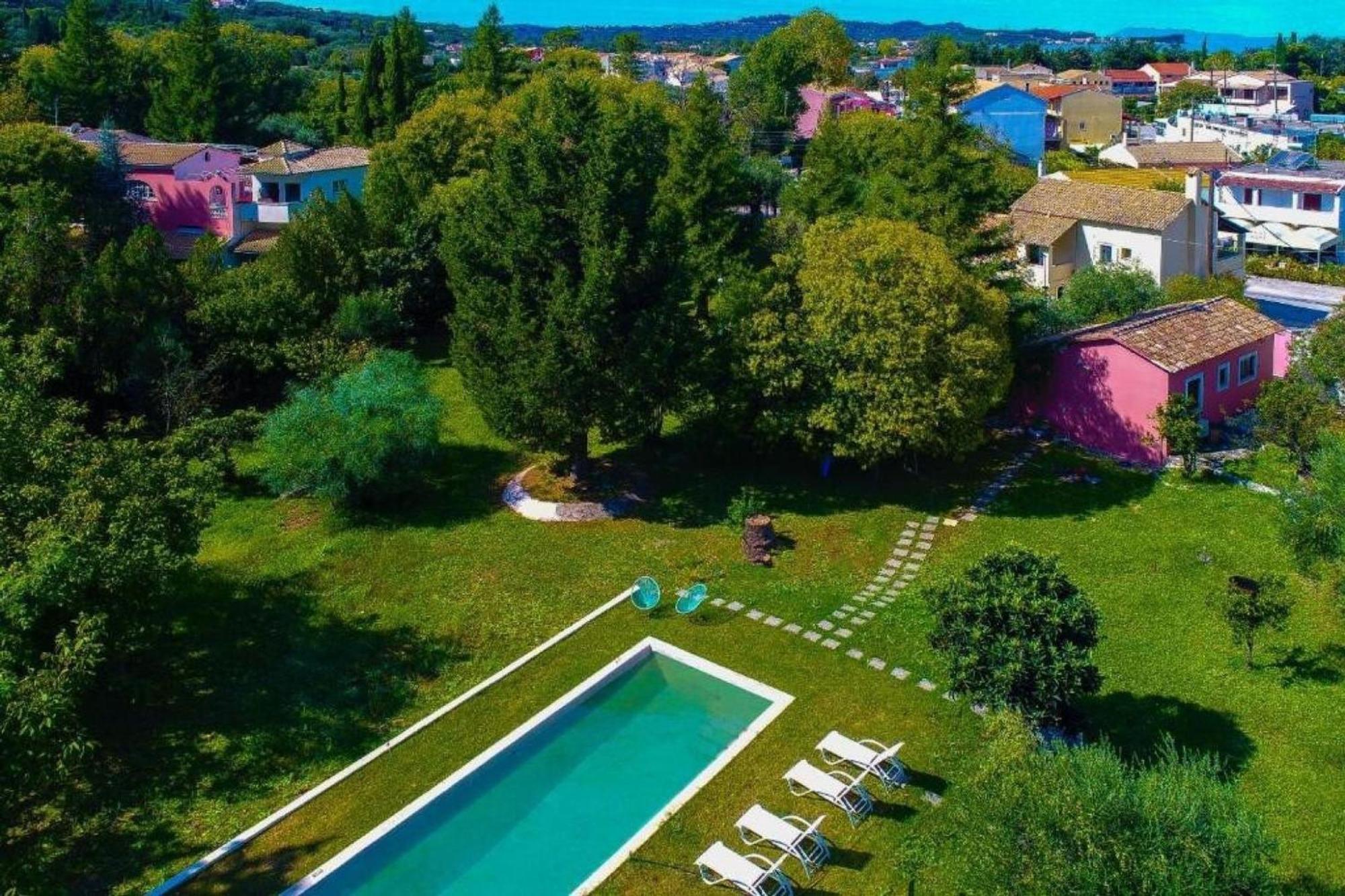 Secret Garden House - Private Garden With Pool Villa Acharavi  Exterior photo